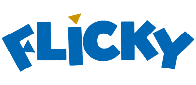 Flicky logo for Sega Genesis